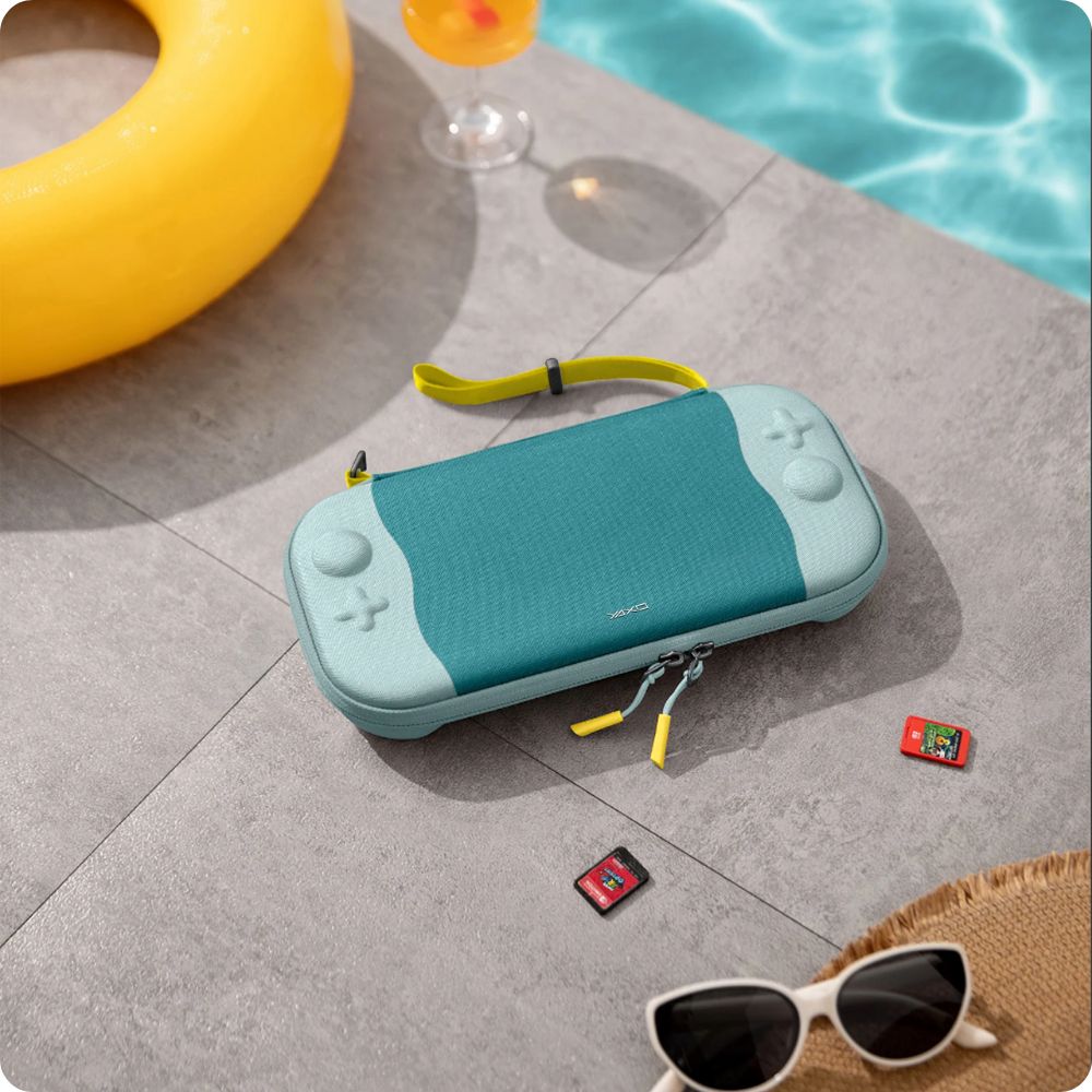 Schutzhülle für Nintendo Switch 2 / 1, YAXO Tahoe Cool Edition, Blau