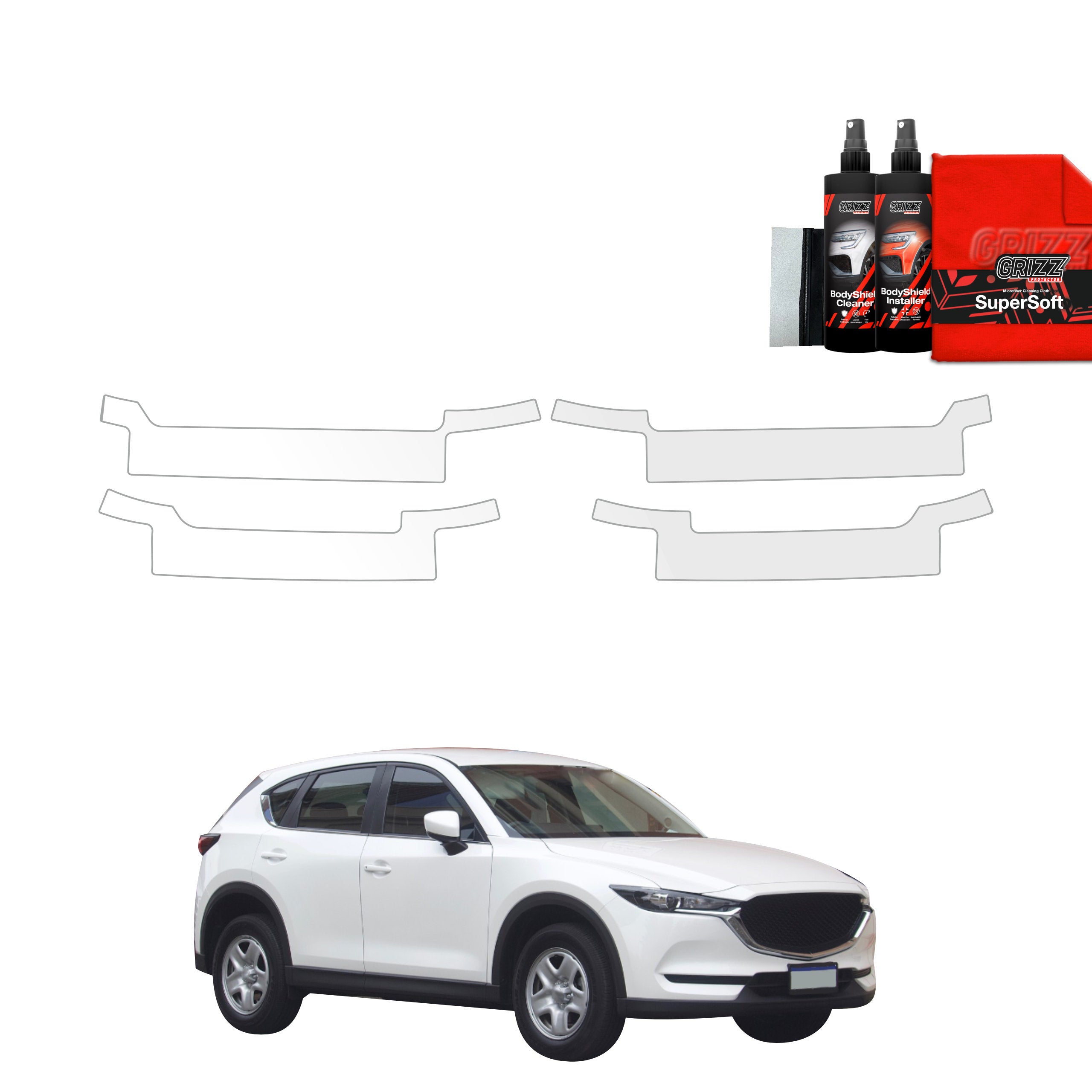 4in1 Schutzfolie Grizz Protector für Schweller - Mazda CX5 KF (2016-2026)