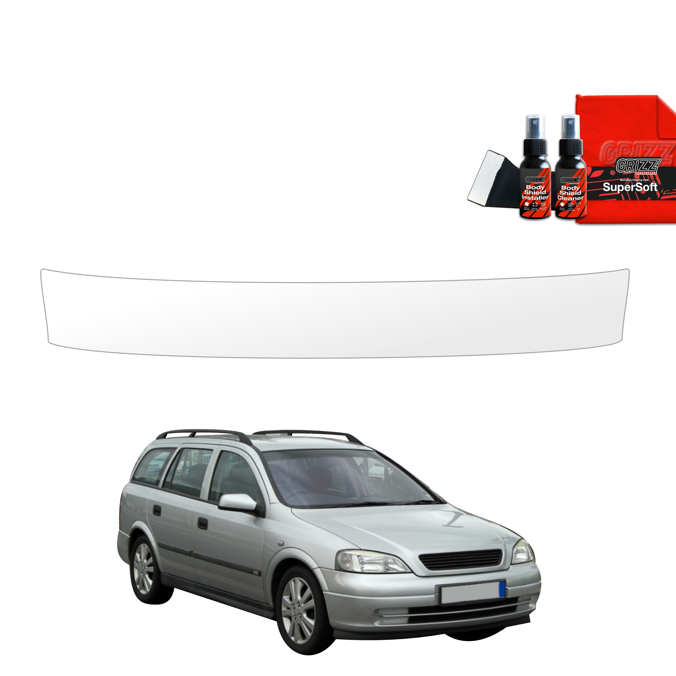 Schutzfolie Grizz Protector für Ladekante - Opel Astra G Kombi (1998-2009)