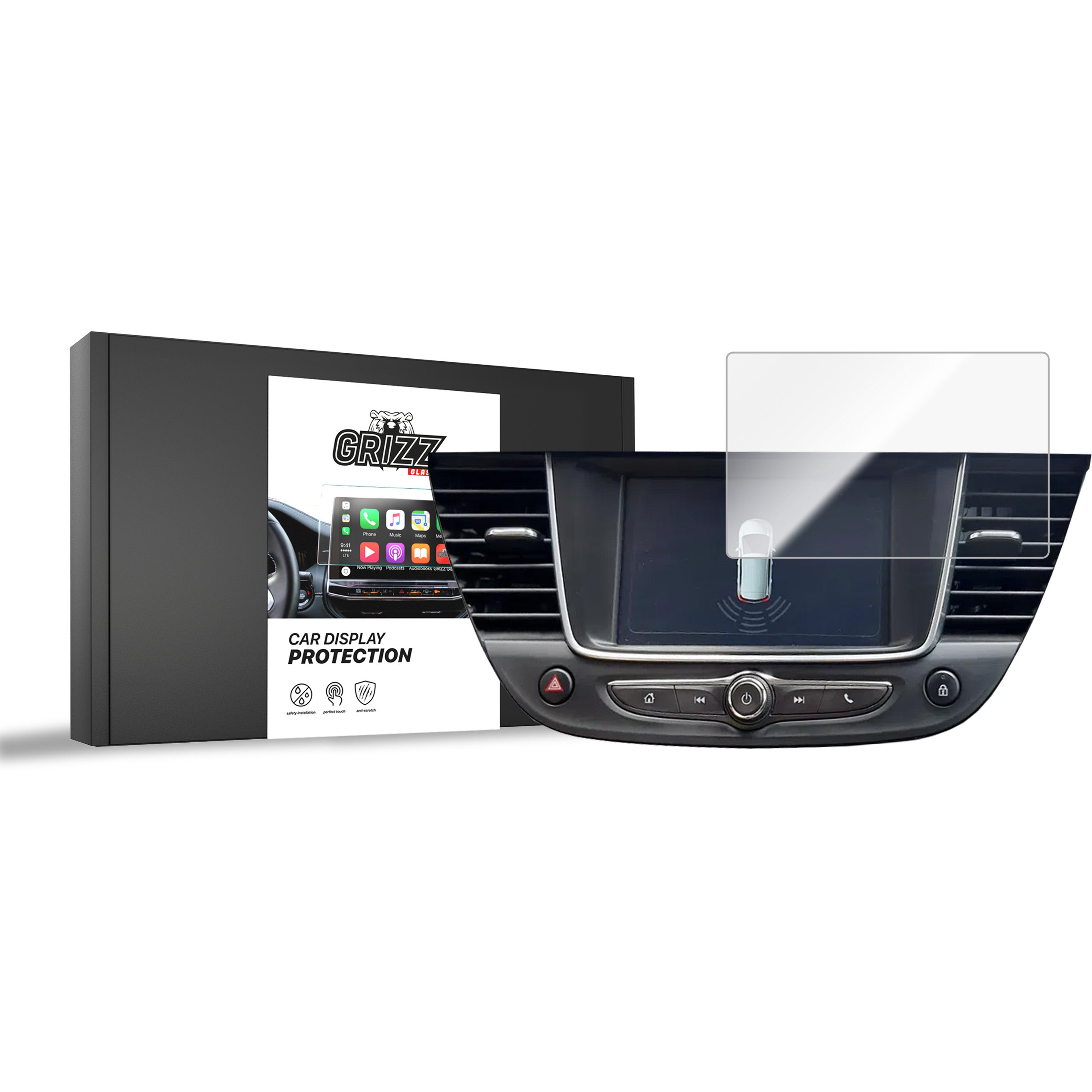 Keramische Autodisplayfolie für Opel Astra K 7" (2015-2021), Grizz Protector