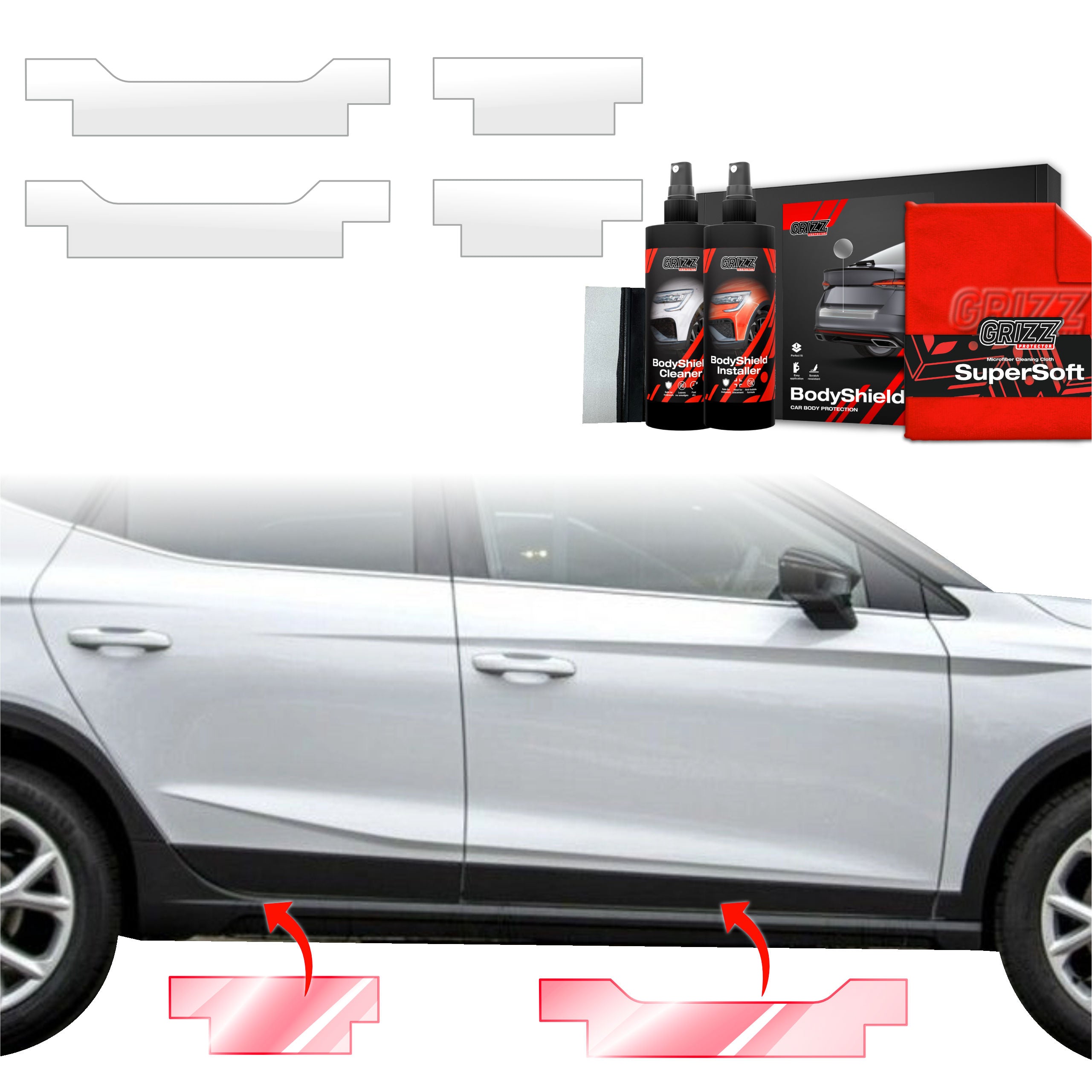 4in1 Schutzfolie Grizz Protector für Schweller - Cupra Leon Sportstourer (2024-2026)