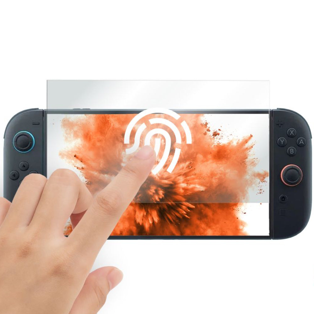 Gehärtetes Glas für Nintendo Switch 2, Fixed 2.5D Tempered Glass, Transparent