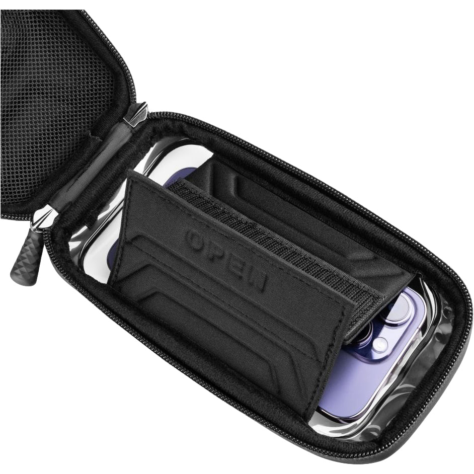 Fahrradtasche mit Handyhalterung für den Lenker, Fixed Bikee Bag 2, Schwarz