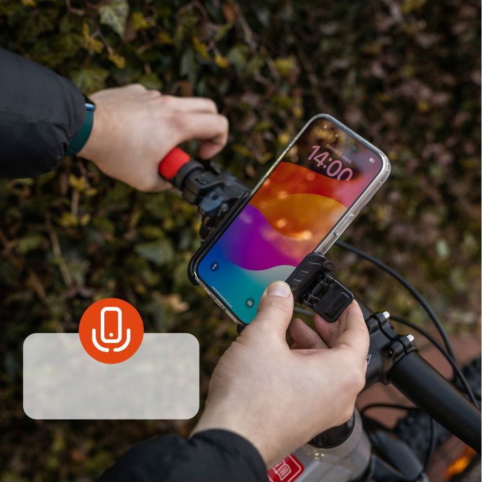 Fahrrad Handyhalterung Fixed Bikee Plus, Schwarz