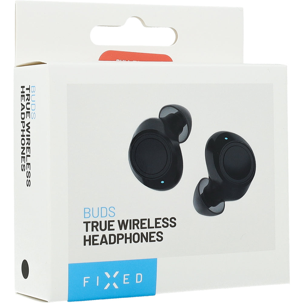Kabellose In-Ear-Kopfhörer Fixed Buds, Bluetooth 5.3, USB-C, Schwarz