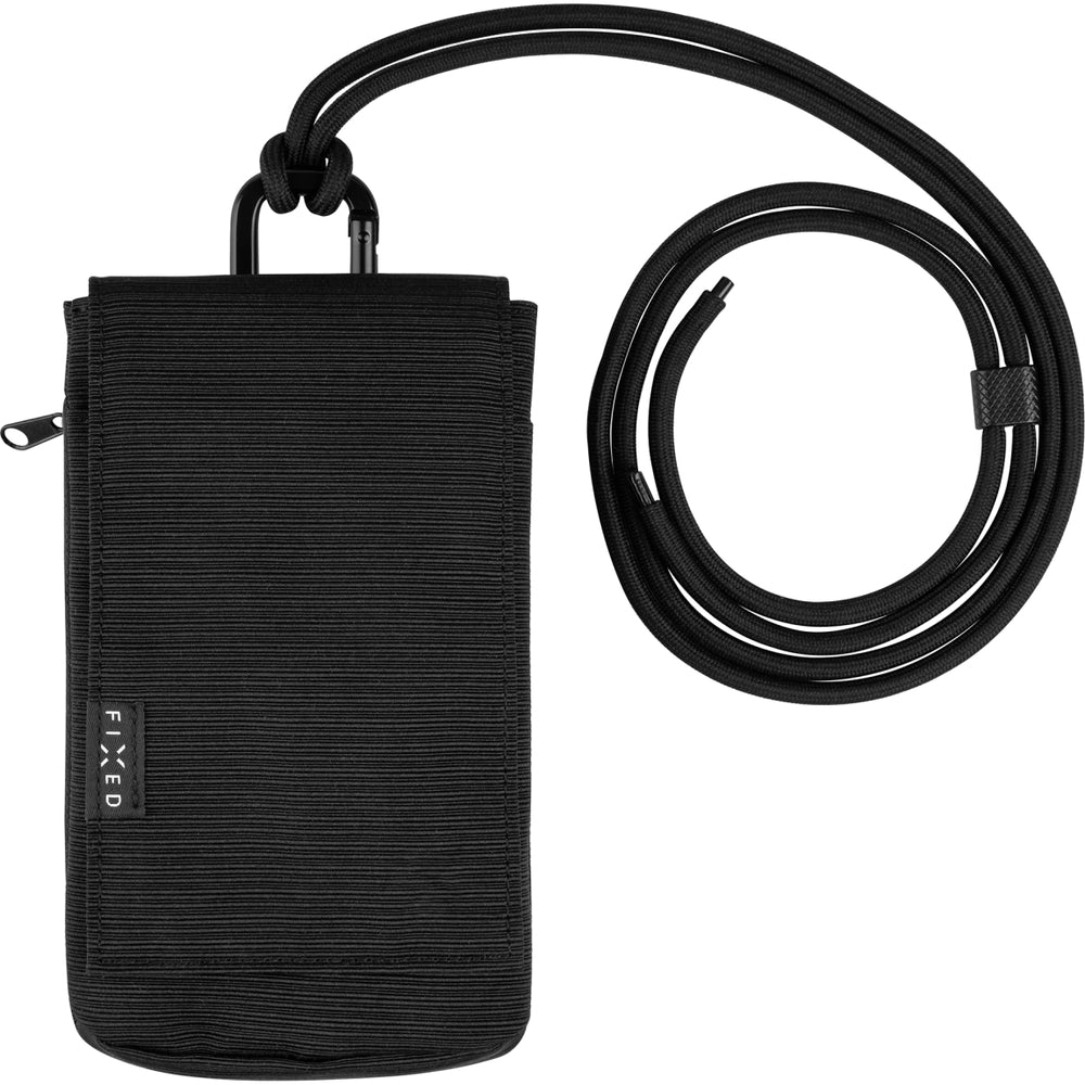 Universelles Etui / Beutel / Umhängetasche „Fixed Camino Case“ für Smartphones bis 7 Zoll, Schwarz