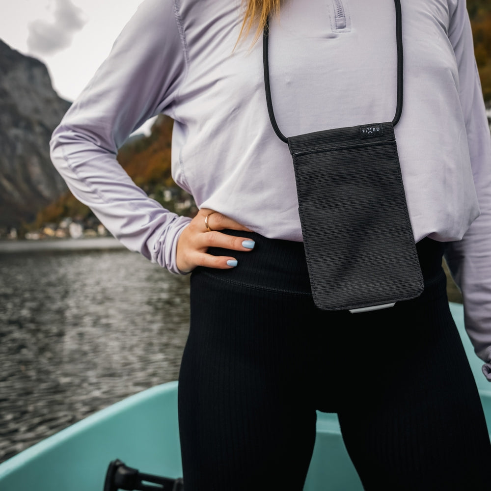 Tasche für Smartphones bis 7", Fixed Camino Sling, Schwarz