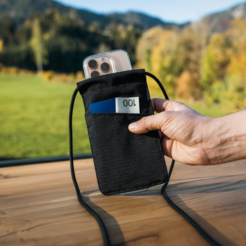 Tasche für Smartphones bis 7", Fixed Camino Sling, Schwarz