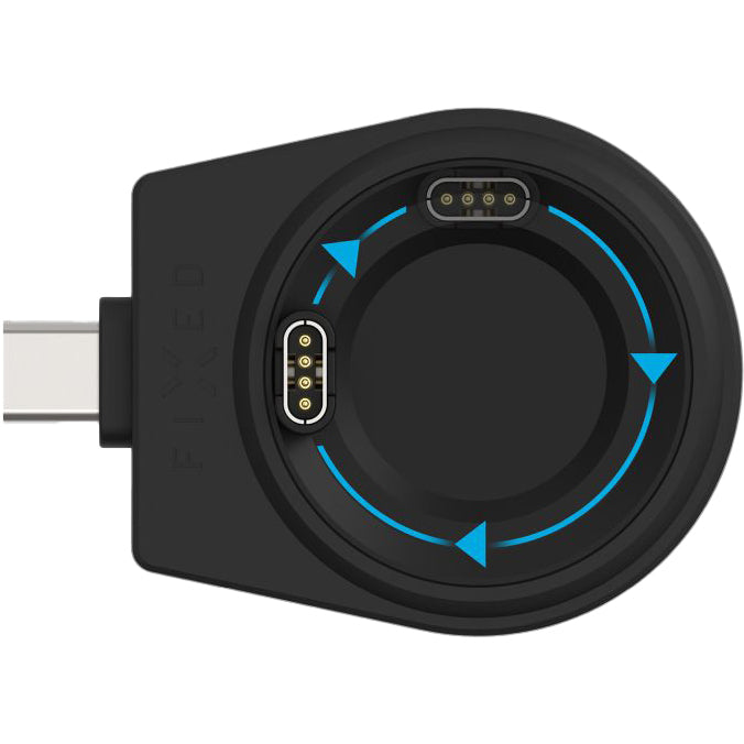 Ladegerät Fixed Charging Adapter for Powerstation Uni für Garmin Fenix / Epix / Forerunner / Venu / Enduro, Schwarz
