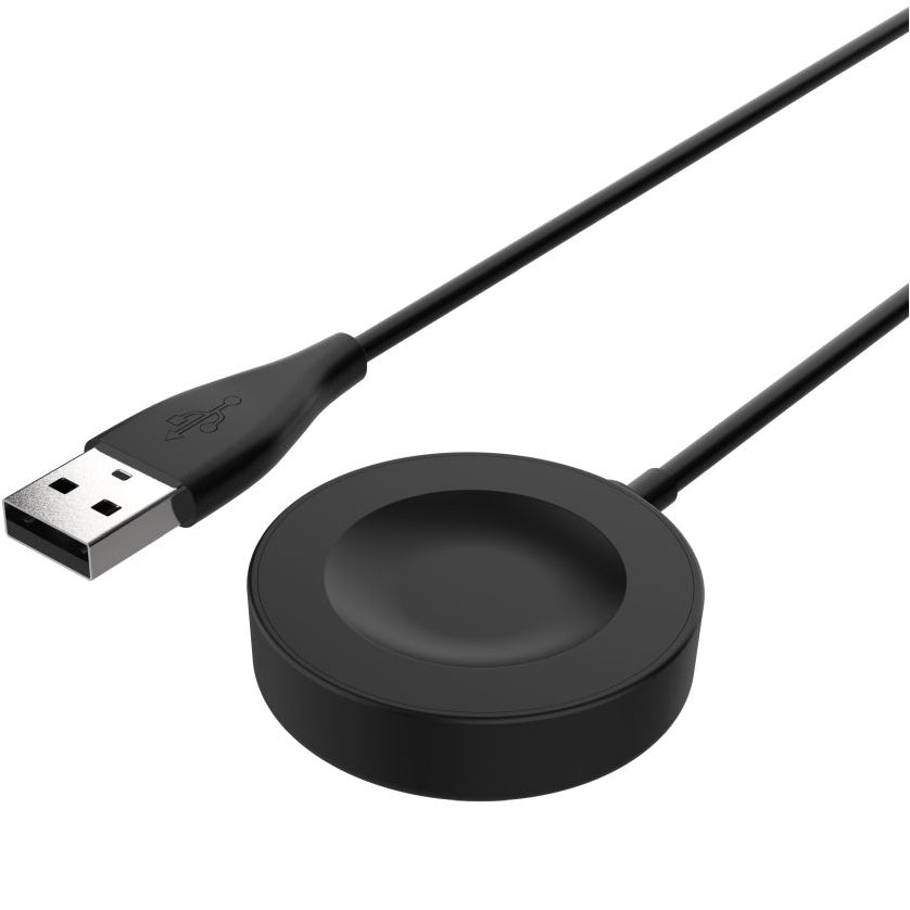 Induktives Ladegerät für Huawei Watch GT 5/5 Pro/4/ 4 Pro/3/3 Pro/2 Pro, Fixed Charging Cable, USB-A, 3W, Schwarz