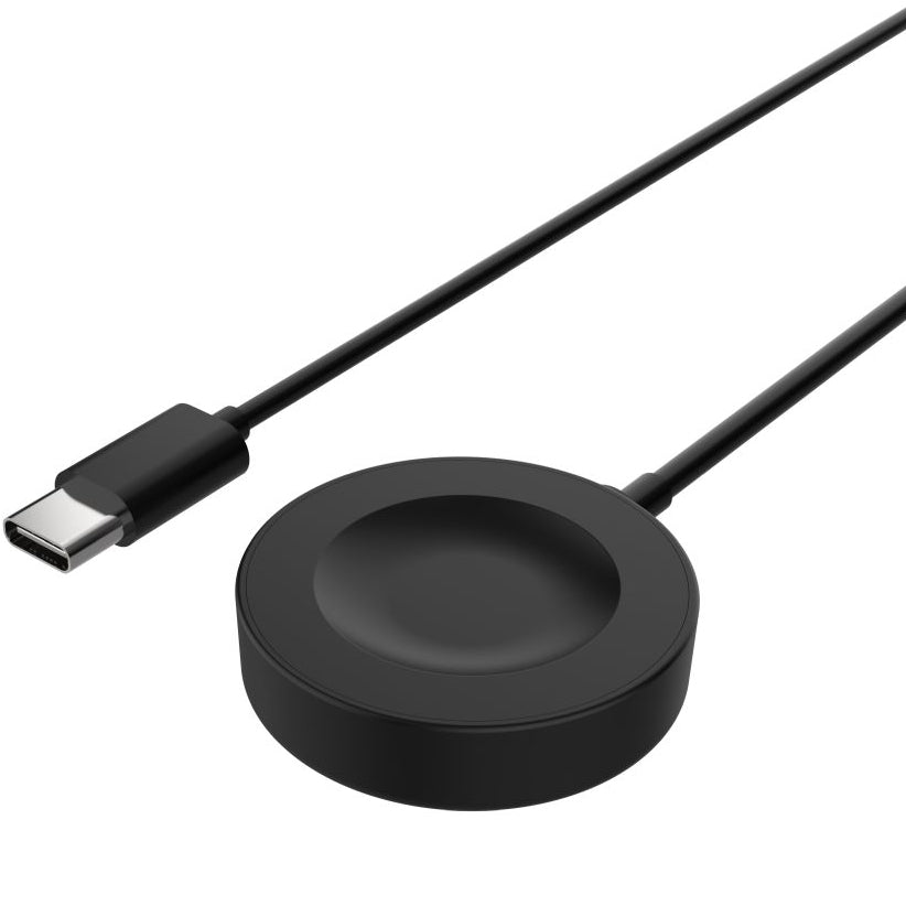 Induktives Ladegerät für Huawei Watch GT 5/5 Pro/4/ 4 Pro/3/3 Pro/2 Pro, Fixed Charging Cable, USB-C, 3W, Schwarz