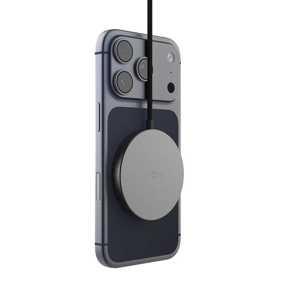 Induktionsladegerät mit Qi2.2 25W für MagSafe, Fixed Charger MagPad Slim, Dunkelgrau