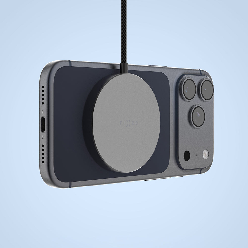 Induktionsladegerät mit Qi2.2 25W für MagSafe, Fixed Charger MagPad Slim, Dunkelgrau