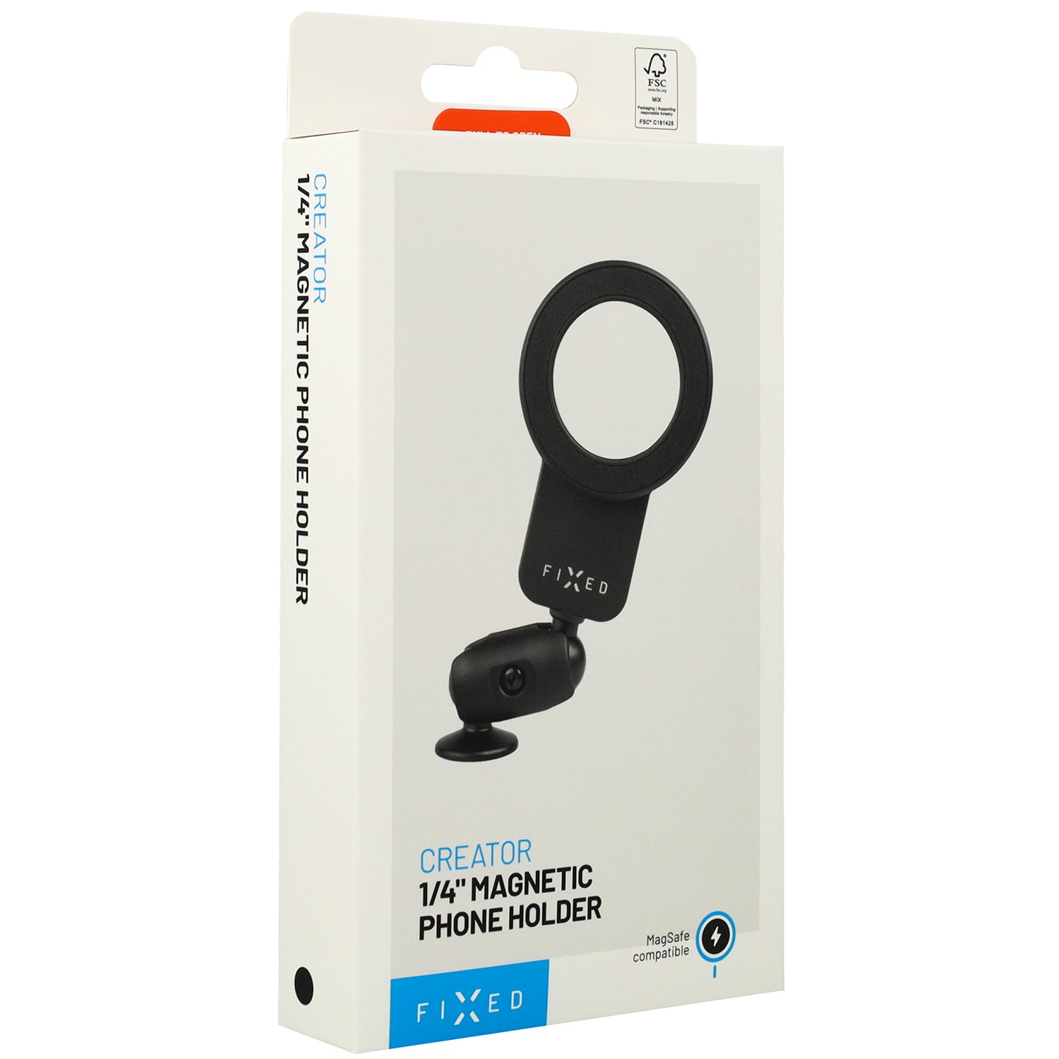 Handyhalterung für Stativ Fixed Creator 1/4" Gewinde Magnetic Phone Holder für MagSafe, Schwarz