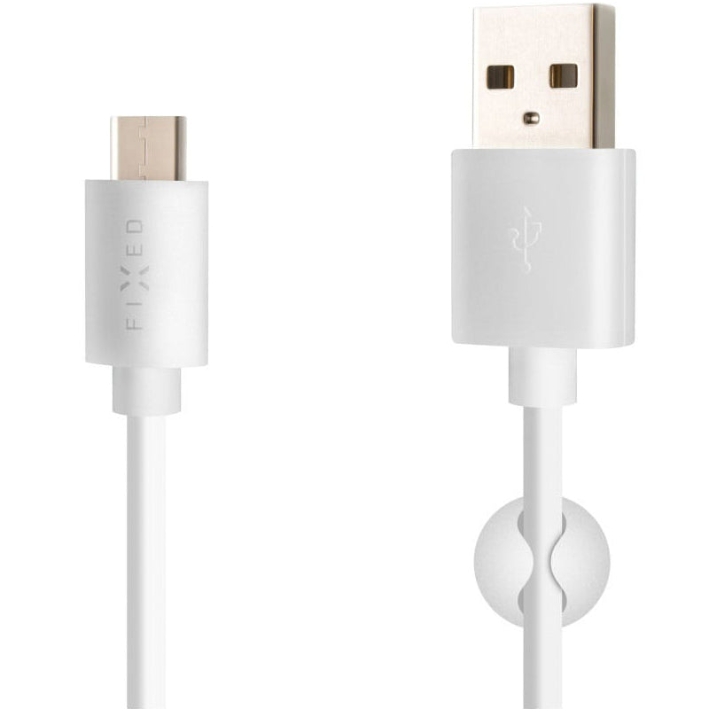 Kabel USB-A zu USB-C, Fixed Data Cable 1m, Weiß
