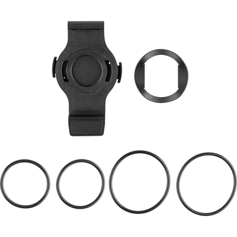 Halterung für Fahrrad und Motorrad für Garmin Smartwatch 22 mm, Fixed Dock, Schwarz