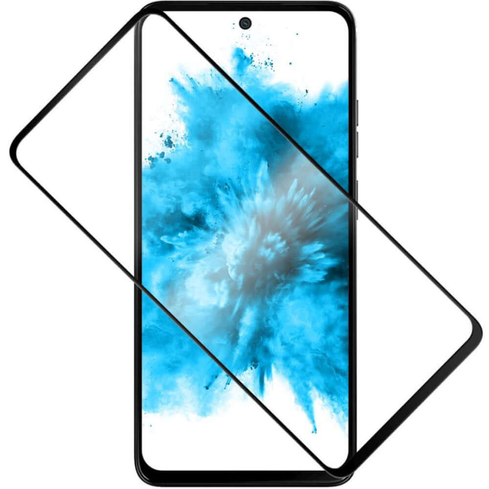 Gehärtetes Glas für Motorola Moto G15 / Power, Fixed Full Cover 2.5D Tempered Glass, Schwarzen Rahmen