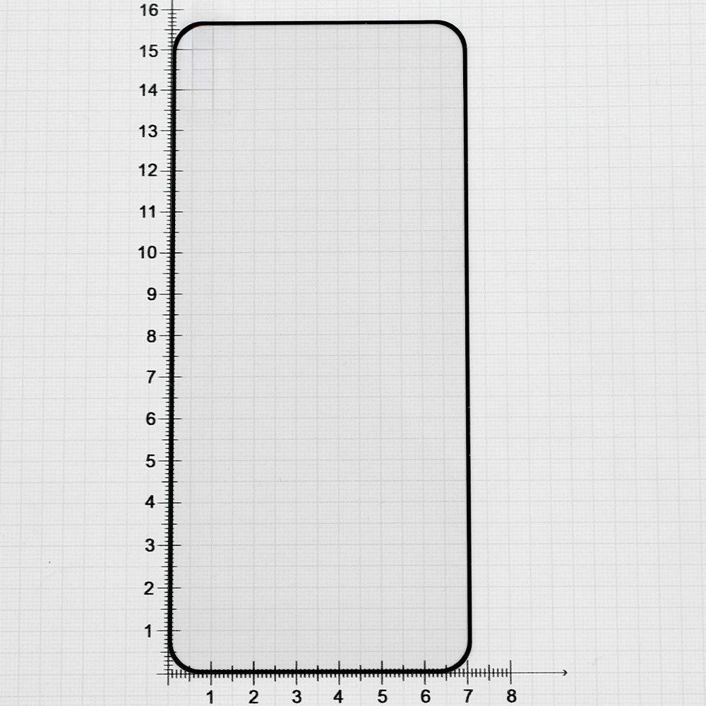 Gehärtetes Glas für Xiaomi POCO F7 Pro, Fixed Full Cover 2.5D Tempered Glass, Schwarzen Rahmen