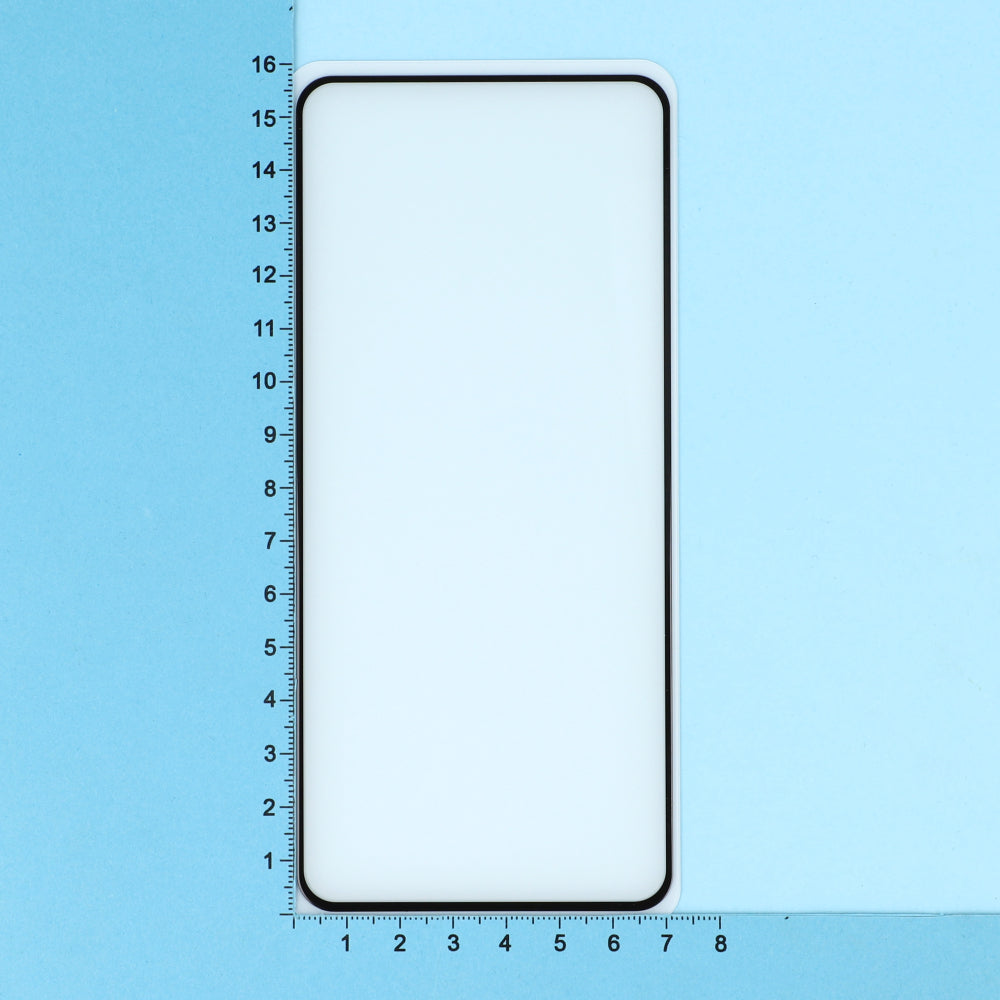 Hartglas für Motorola Moto G34 5G, Fixed Full Cover 2.5D Tempered Glass, mit Schwarzen Rahmen