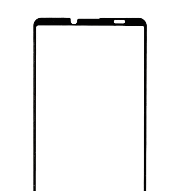 Gehärtetes Glas für Sony Xperia 10 VII, Fixed Full Cover 2.5D Tempered Glass, Schwarzen Rahmen