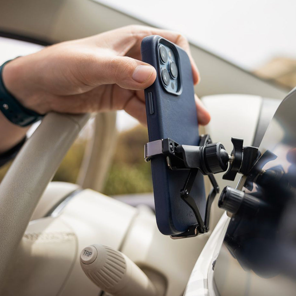 Schwerkraft Autohalterung für das Telefon zu den Lüftungsöffnungen, Fixed Gravity Car Phone Holder, Schwarz