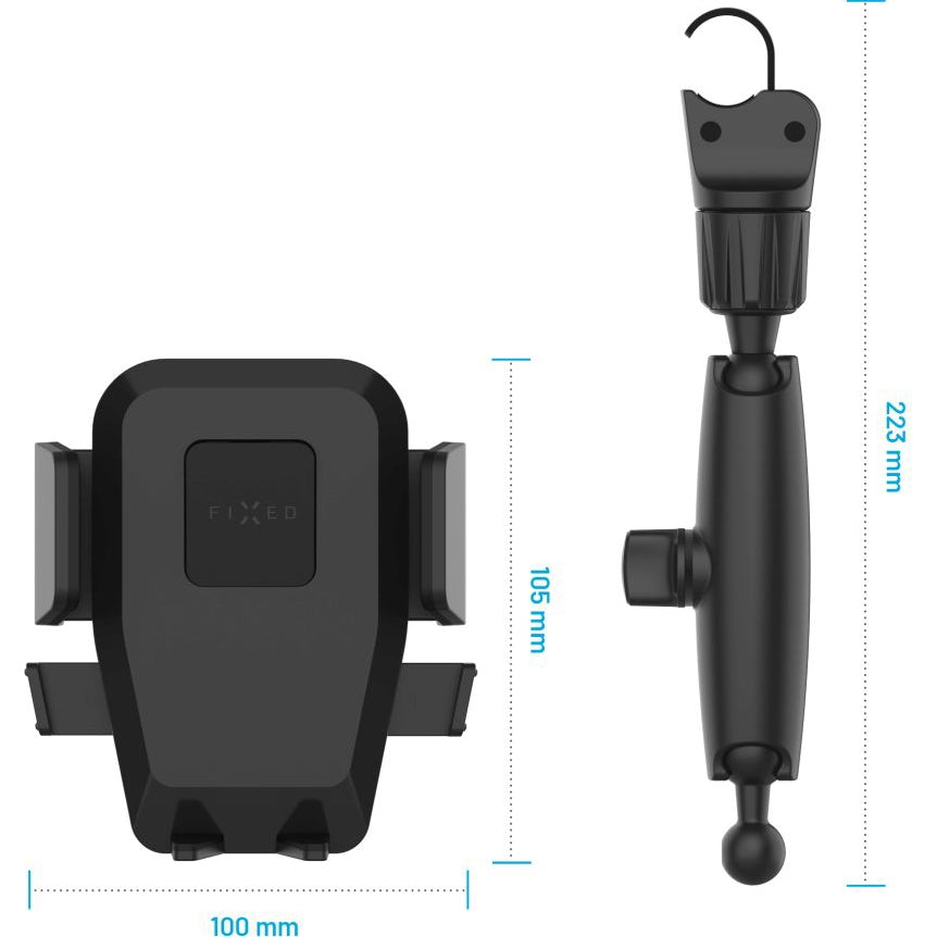 Autohalterung für Rückspiegel, Fixed Iconiq Mirror, Schwarz