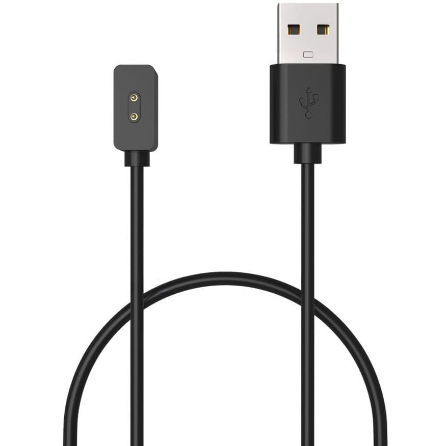 Kabel zum Aufladen USB-A zu Xiaomi Mi Band/Smart Band 8/9/Pro/Active, Fixed Charging Cable 2,5W 1m, Schwarz