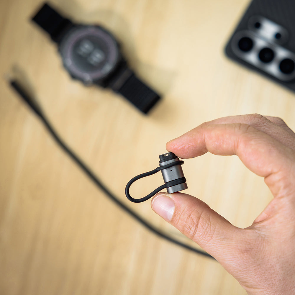 Adapter USB-C auf Garmin 4-Pin, Fixed Link, Schwarz