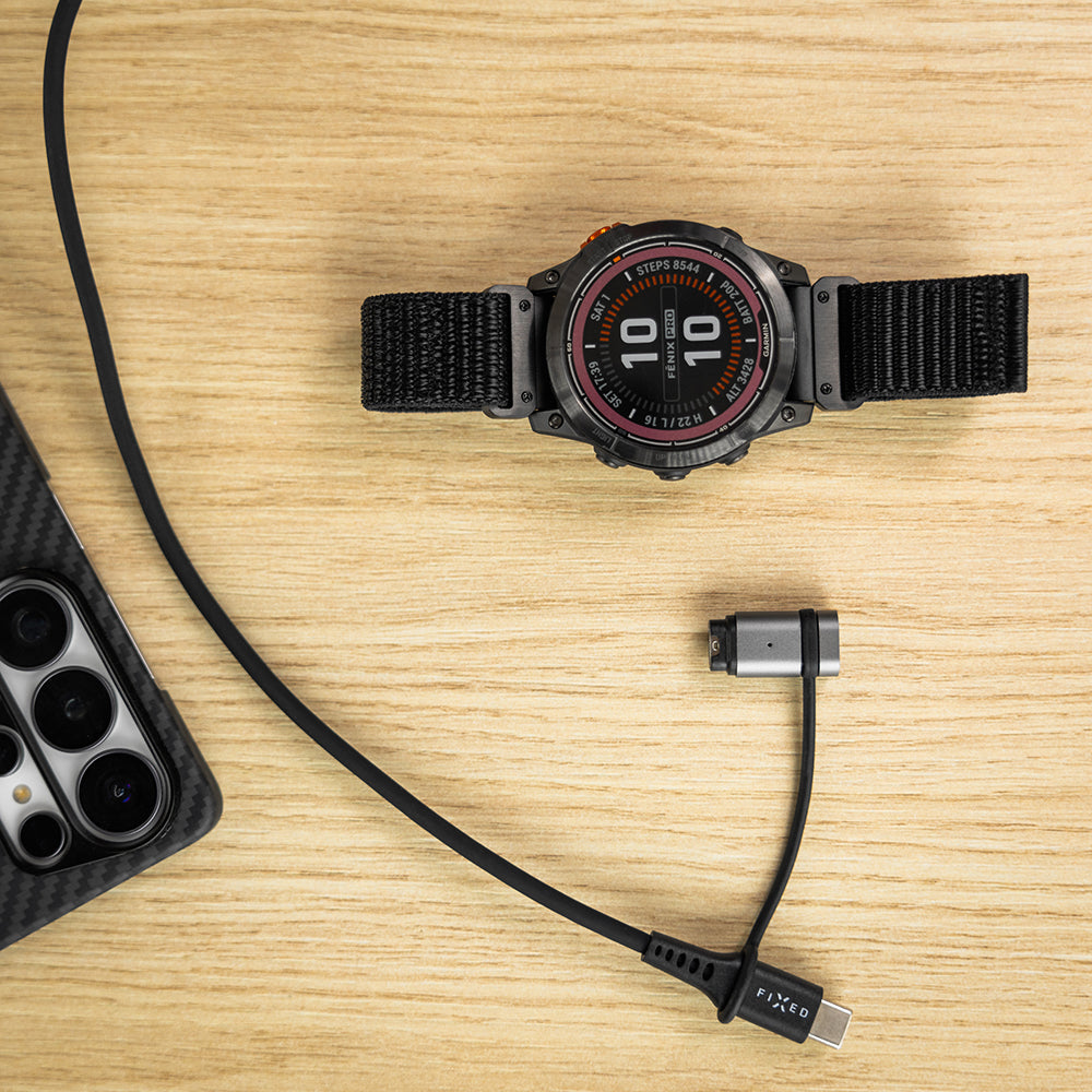 Adapter USB-C auf Garmin 4-Pin, Fixed Link, Schwarz