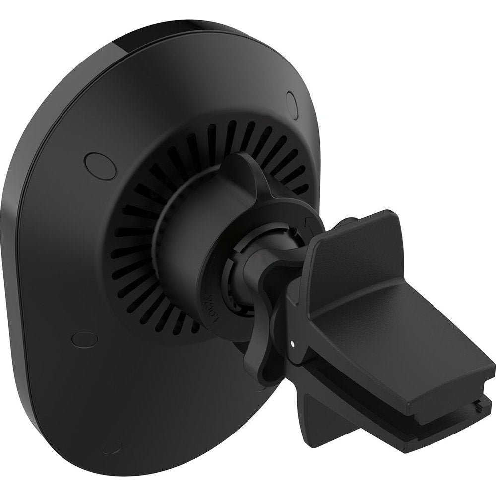 Autohalterung mit Ladefunktion Qi2 15W, mit MagSafe für das Lüftungsgitter, Fixed Mag Air, Schwarz