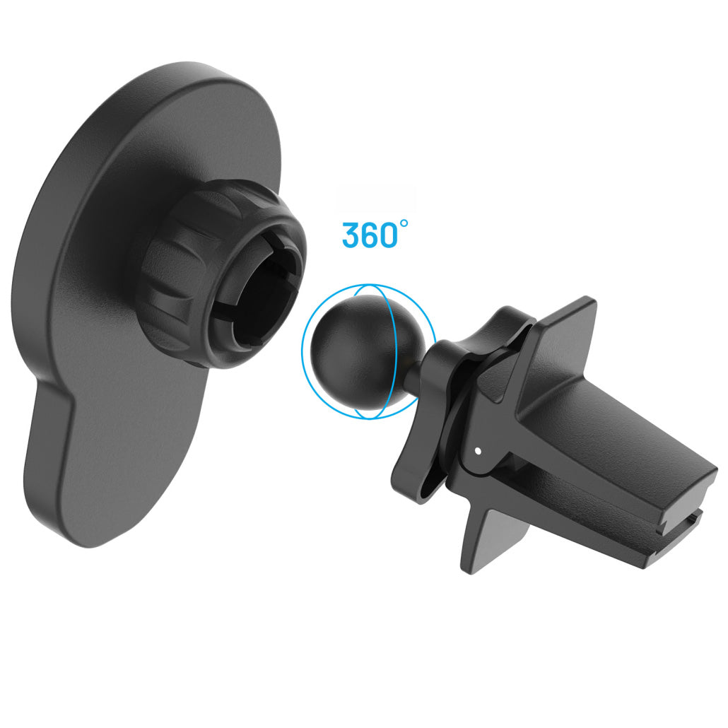 Magnetische Autohalterung Fixed MagClick 2, 15 W Qi2, Schwarz