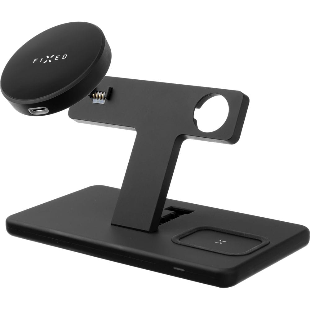 Induktives Ladegerät 3in1, Qi, 15W, MagSafe, Fixed Powerstation Wireless Charging