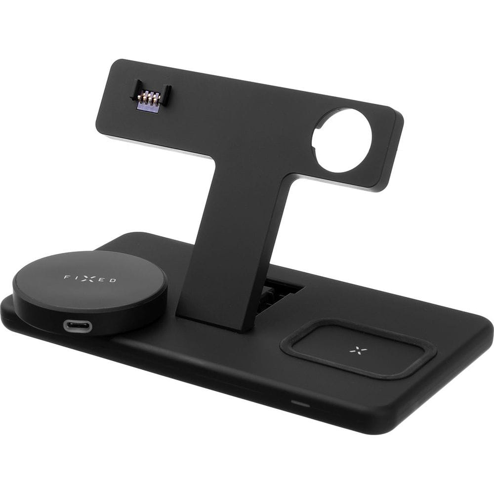 Induktives Ladegerät 3in1, Qi, 15W, MagSafe, Fixed Powerstation Wireless Charging