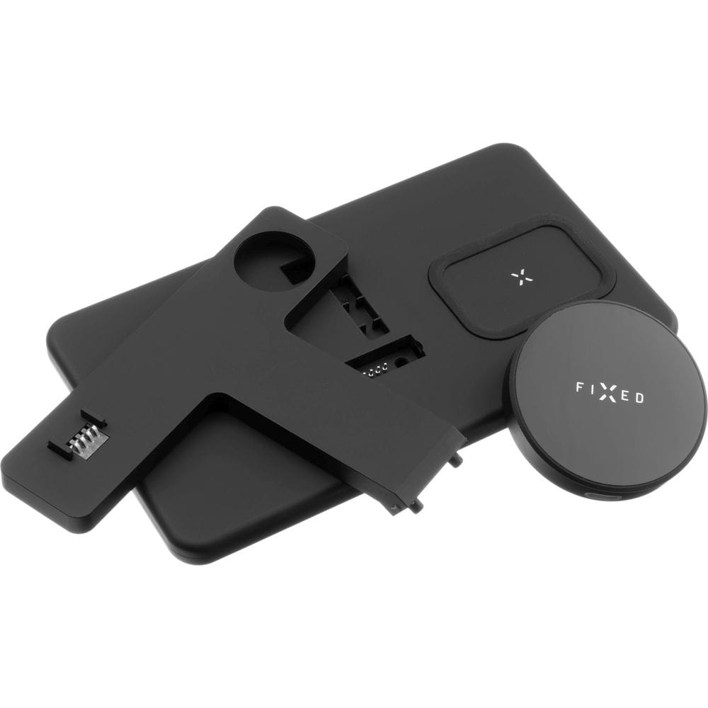 Induktives Ladegerät 3in1, Qi, 15W, MagSafe, Fixed Powerstation Wireless Charging