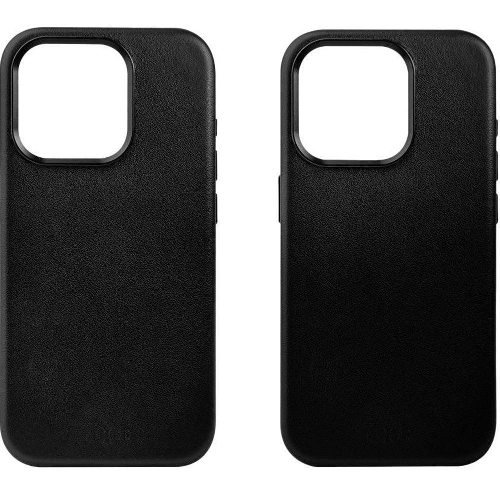 Schutzhülle Fixed MagLeather MagSafe für iPhone 13 Pro, Schwarz