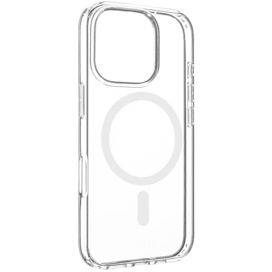 Schutzhülle für iPhone 16 Pro, Fixed MagPure für MagSafe, Transparent und Weiß