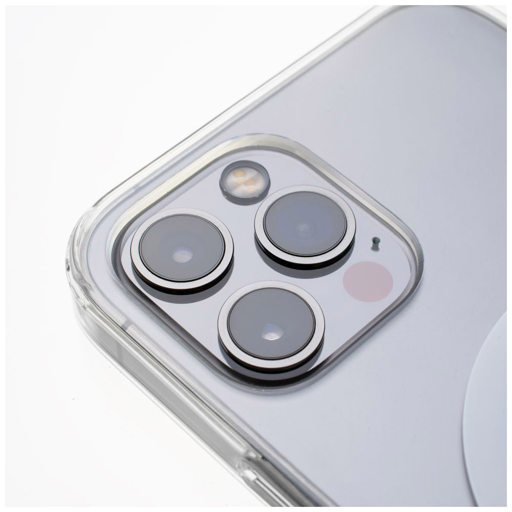 Schutzhülle für iPhone 16 Pro, Fixed MagPure für MagSafe, Transparent und Weiß