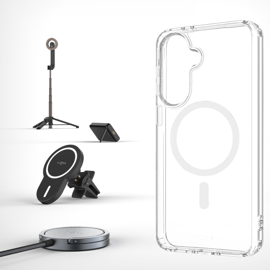 Handyhülle für Samsung Galaxy A37 5G, Fixed MagPure mit MagSafe, Transparent