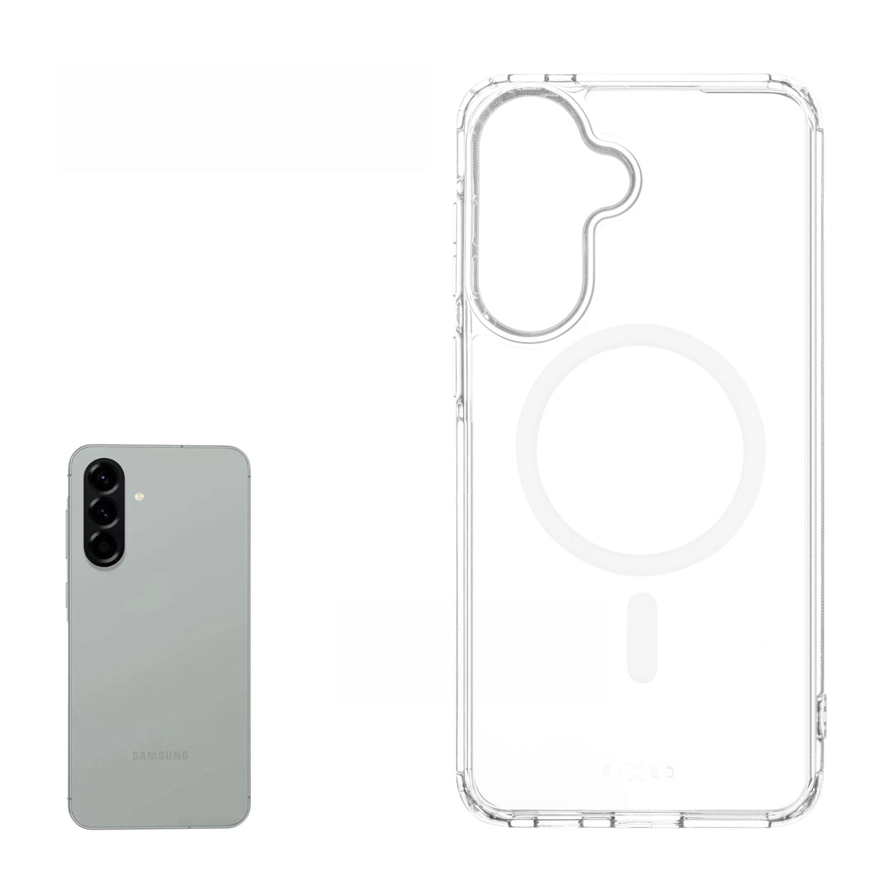 Handyhülle für Samsung Galaxy A57 5G, Fixed MagPure mit MagSafe, Transparent