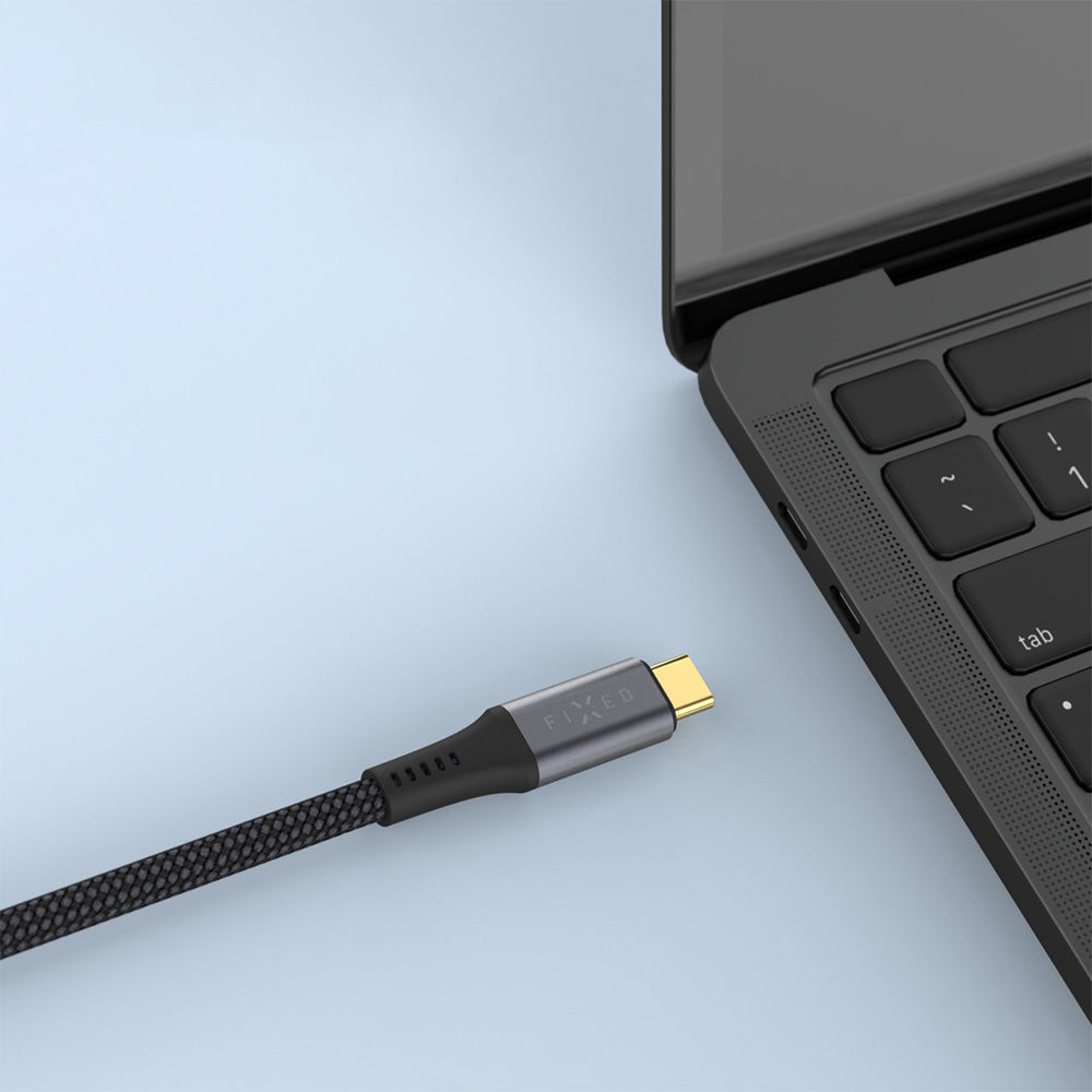Kabel USB-C zu USB-C (USB4) 40Gbps / 240W / 8K@60Hz, 0,25 - 0,49 m m, Fixed Media Cable, Schwarz (5/8)