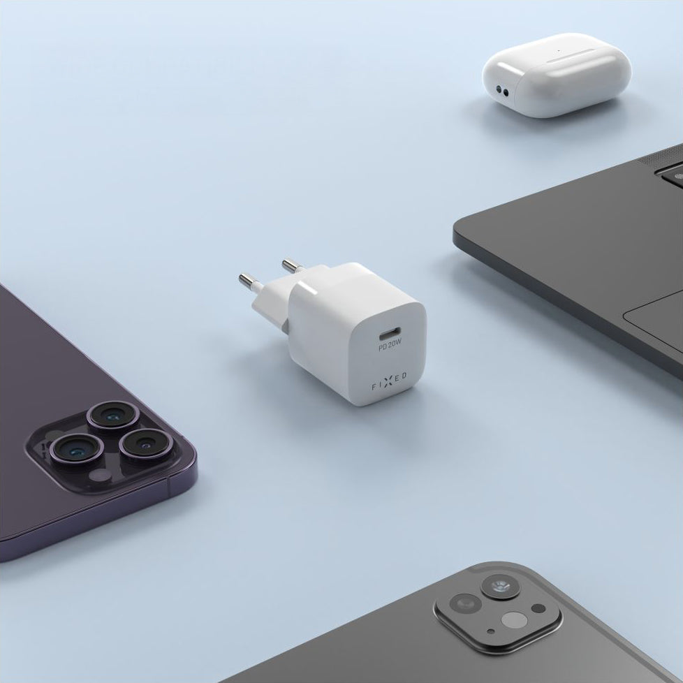 Ladegerät Fixed Mini USB-C PD 20W, Weiß