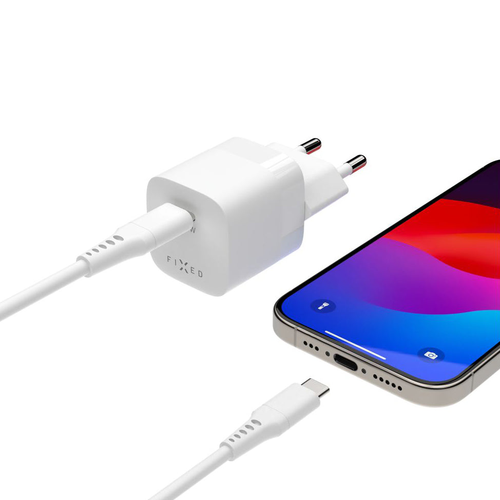 Ladegerät Fixed Mini USB-C PD 20W, Weiß