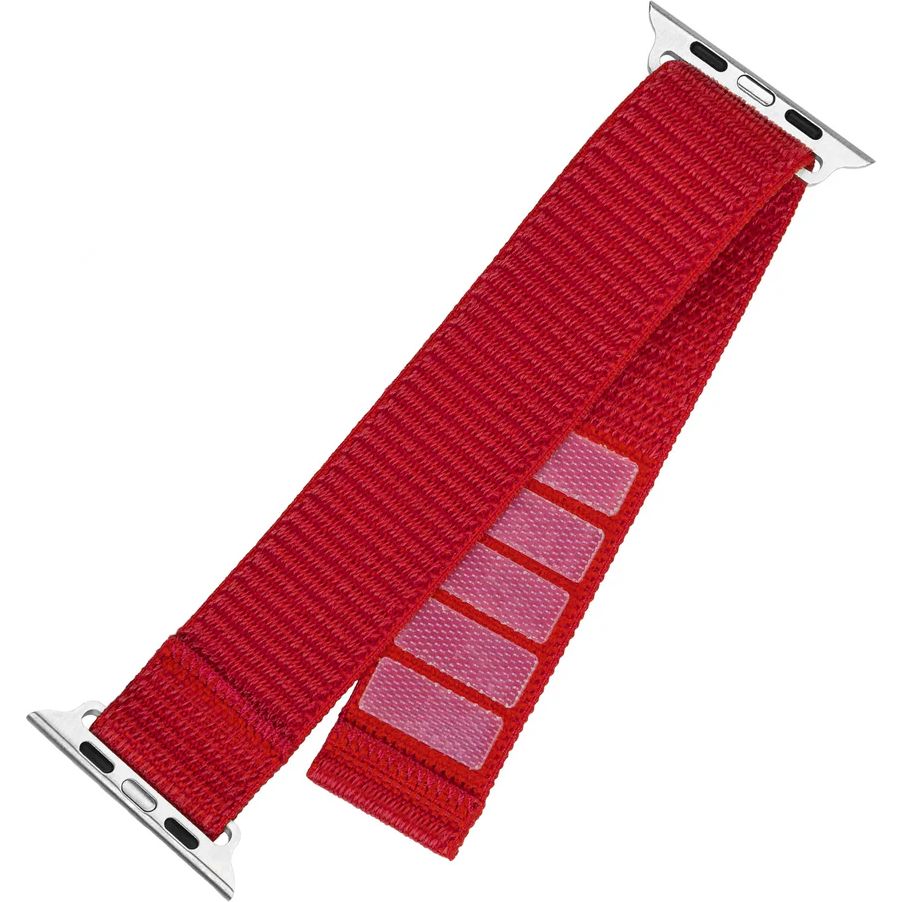Armband für Apple Watch 49/46/45/44 mm, Fixed Nylon Strap, Rot