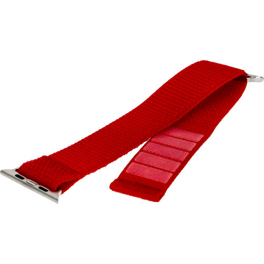 Armband für Apple Watch 49/46/45/44 mm, Fixed Nylon Strap, Rot