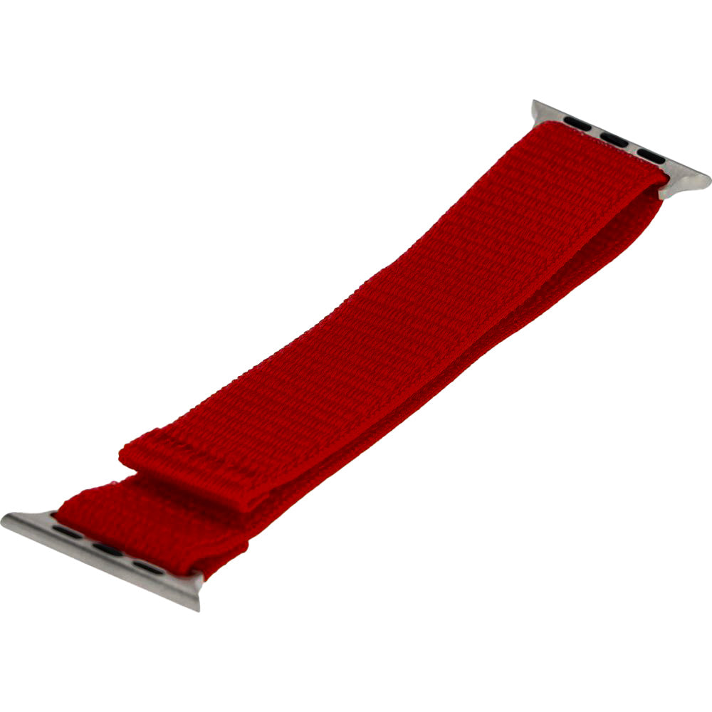 Armband für Apple Watch 49/46/45/44 mm, Fixed Nylon Strap, Rot