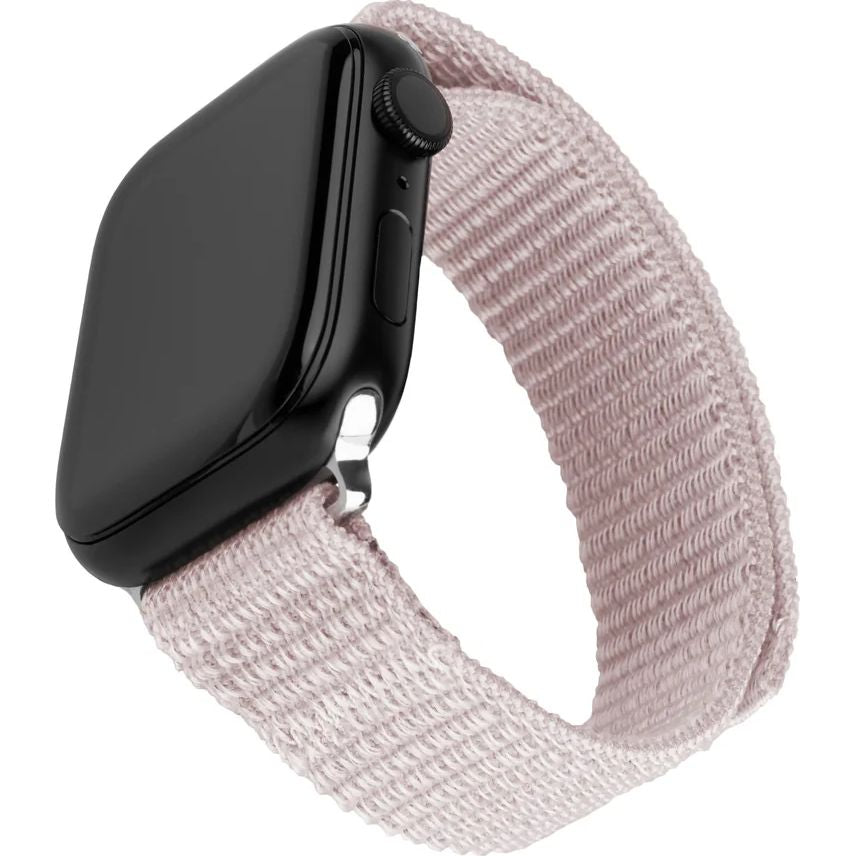Armband für Apple Watch 49/46/45/44 mm, Fixed Nylon Strap, Rosa