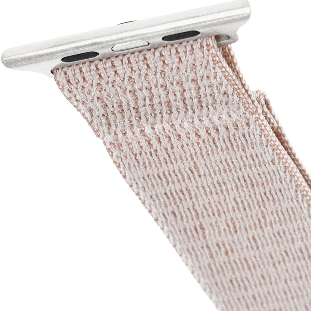 Armband für Apple Watch 49/46/45/44 mm, Fixed Nylon Strap, Rosa