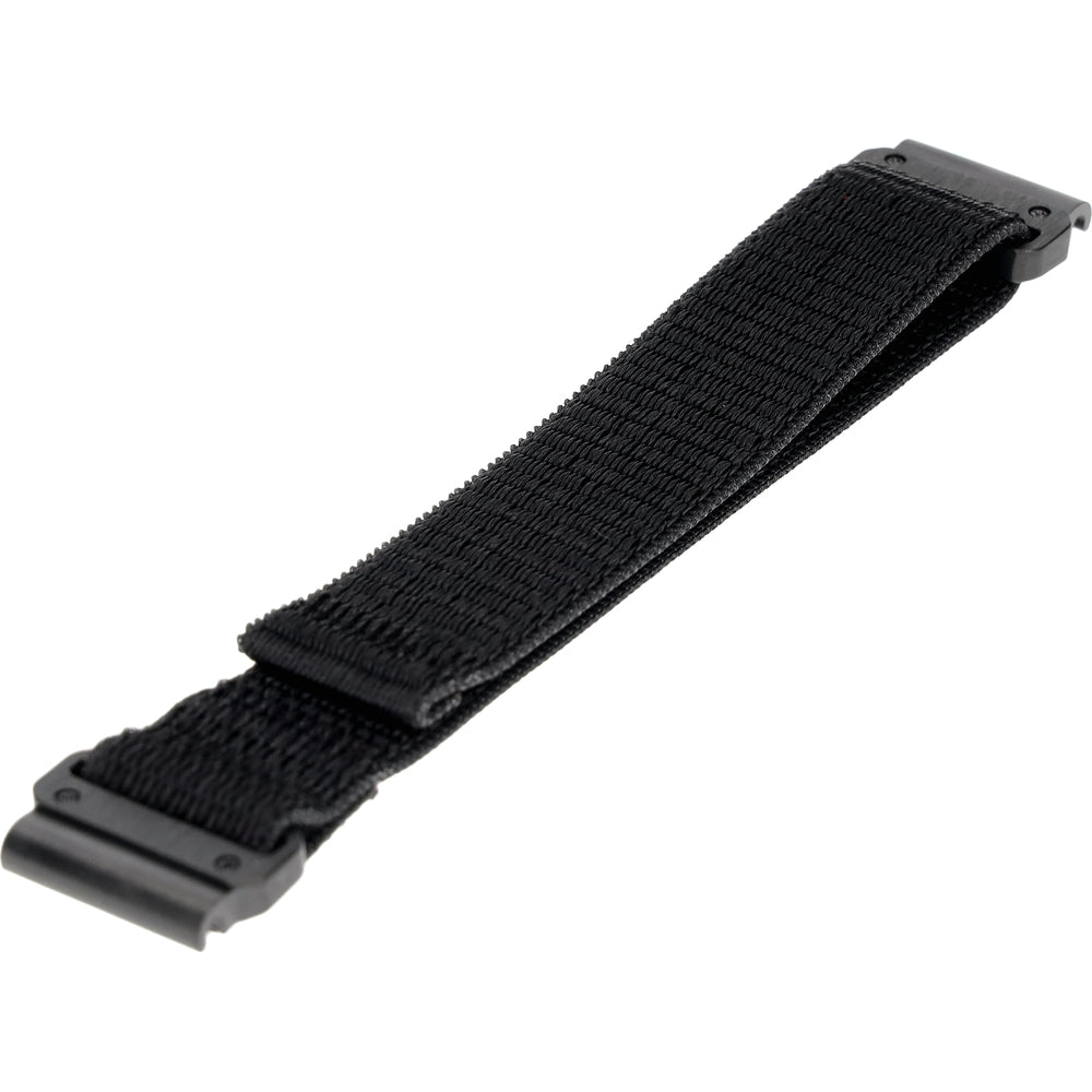 Armband für Garmin Fenix 8 (51 mm) / 7X Pro / 7X / 6X Pro, QuickFit 26 mm, Fixed Nylon Sporty Strap, Schwarz