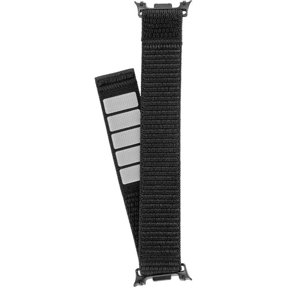 Armband aus Nylon für Galaxy Watch 8 / 8 Classic, Fixed Sporty Strap, Schwarz