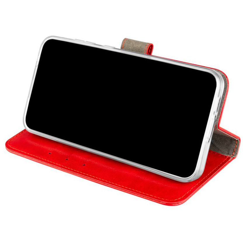 Handyhülle für iPhone 16 Plus, Fixed Book Case Opus, Rot